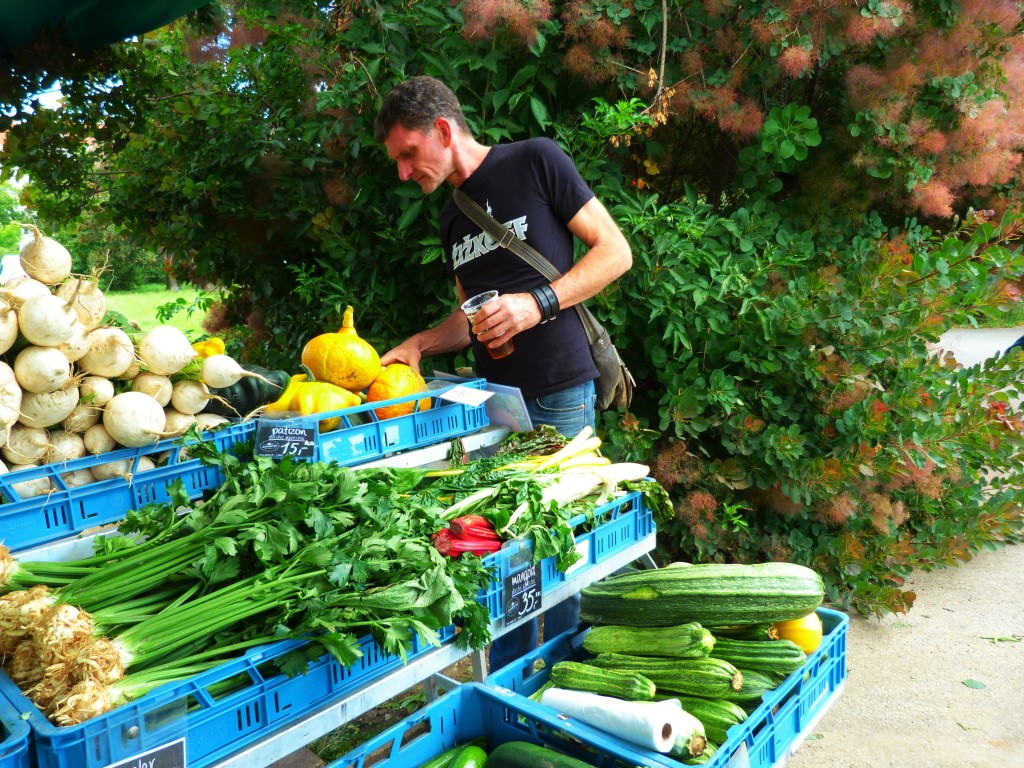 A huge hokkaido or a giant zucchini? Or maybe another beer while we think about it? Decisions, decisions...