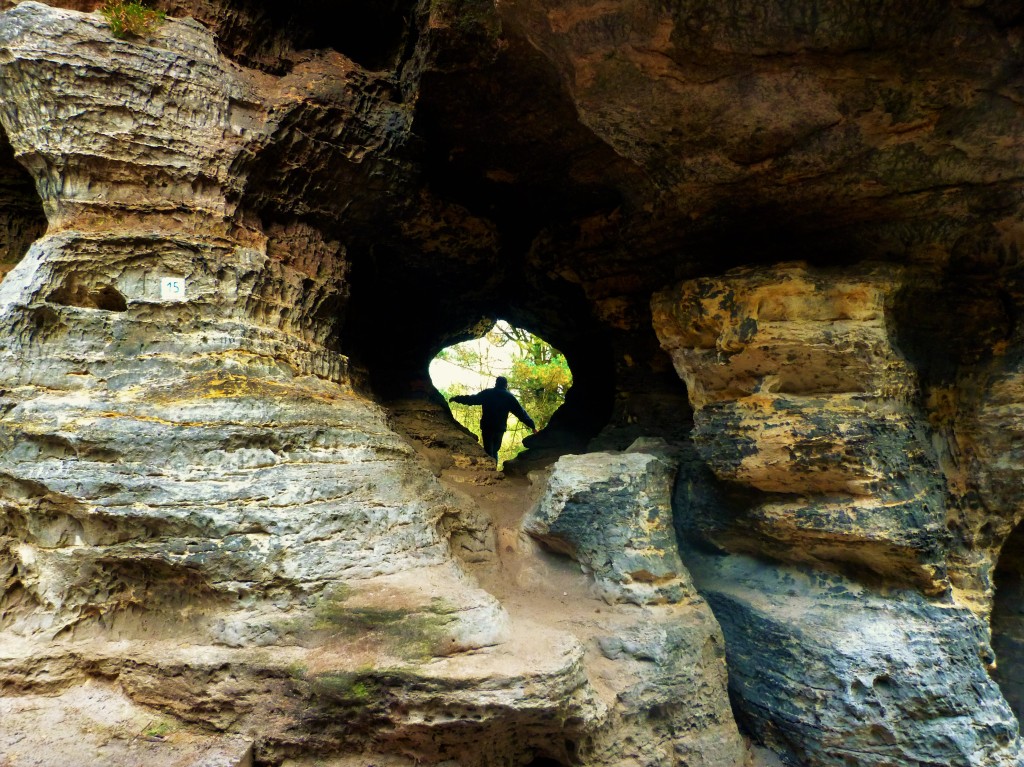 A cave in the Tisa rocks.