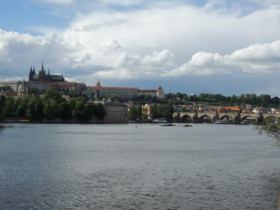Sometimes you don't have to go up a hill at all to get some of the best views of Prague. Walking around on the banks of the river can give you some great looks too. Or rent a paddle boat on Střelecký Ostrov and admire the city from the water.